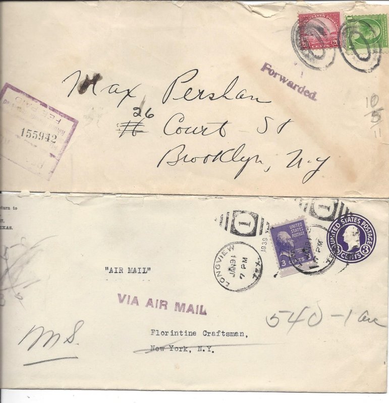 United States Covers - 16ea - Note Some FDC Air