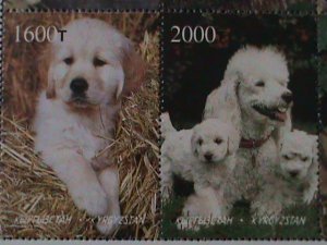 ​KYRGYZSTAN-WORLD FAMPUS LOVELY DOGS-MNH SHEET, VERY FINE-HARD TO FIND