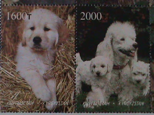 ​KYRGYZSTAN-WORLD FAMPUS LOVELY DOGS-MNH SHEET, VERY FINE-HARD TO FIND