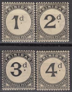 Trinidad - 1906/1907 - Postage Due stamp lot - MH/MLH (9474)
