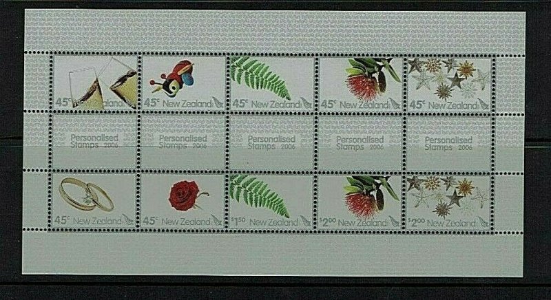 New Zealand: 2006 Personalised Stamps, Sheetlet, MNH.