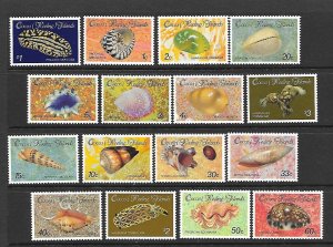 COCOS ISL Sc 135-50 NH ISSUE of 1985 MARINE LIFE - Shells