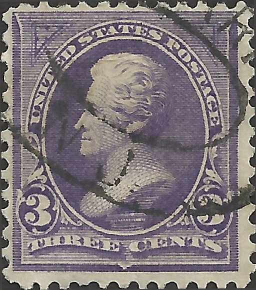 # 268 Purple Used Andrew Jackson SCV-2.25