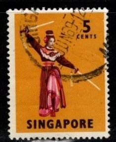 Singapore - #86 Sword dance  - Used