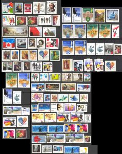 Canada Sc# 1957i-B18i (Assorted) MNH lot/99 Die Cuts