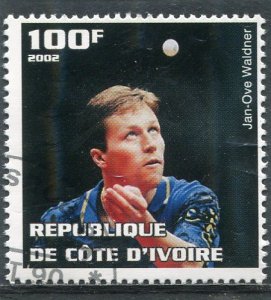 TABLE TENNIS Jan-Ove Waldner Swedish Player 1 value Perforated Fine used VF