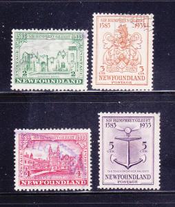 Newfoundland 213-216 U Various