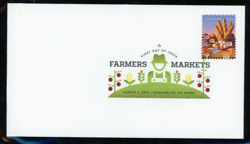 Scott 4912-4915 Farmers Market Set of 4 DCP Cancel First Day Covers