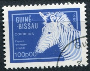 Guinea-Bissau Sc#858 Used, 100p multi, Animals (1989) (1989)