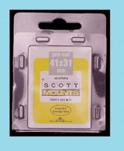 Scott Mounts Black 41/31, U.S.Semi-Jumbo(pkg 40)(00905B)*