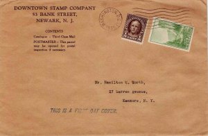 USA 1935 FDC Sc 756 Yosemite Downtown Stamp Company Cachet Washington DC Cancel