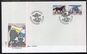 Denmark 1100-1101 U/A FDC