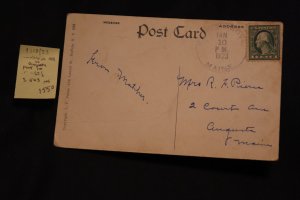 Scott US 543 on PC to Augusta ME (#155D)