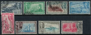 Barbados #216-23  CV $21.55