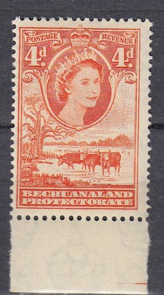 Bechuanaland - 1953 QEII 4p Sc# 158 - MNH (147)