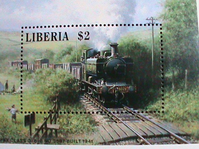 ​LIBERIA- LOCO MOTIVES-THE 1941 TRAIN-S/S MNH-VERY FINE WE SHIP TO WORLD WIDE