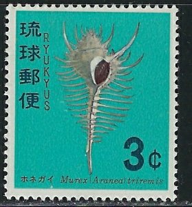 Ryukyu Is 158 MH 1968 issue (an6945)