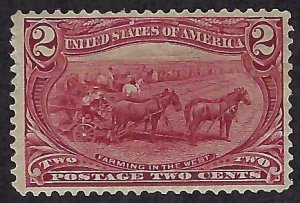 US Scott #286 Mint Hinged OG VF