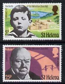 ST. HELENA - 1974 - Churchill Commemoration - Perf 2v Set - Mint Never Hinged