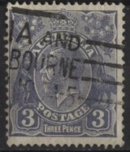 Australia 72a (used) 3p George V, ultra (1929)