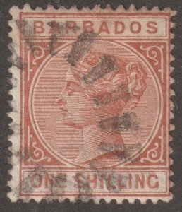 EDSROOM-22036 Barbados 67 Used 1882 High Value CV$24