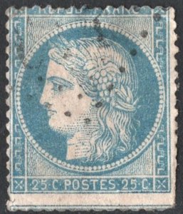 France SC#58 25c Ceres (1871) Used