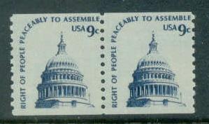 1616 9c Capitol Fine MNH Pair