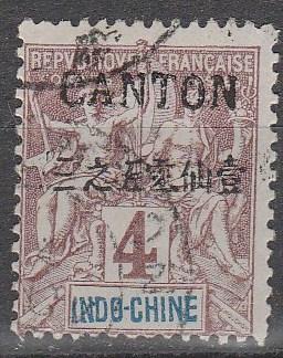 France Canton #17   F-VF  Used  CV $4.25  (A8967)