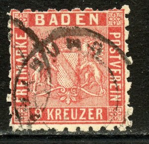 Baden # 14, Used.