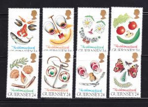 Guernsey 543-550 Set MNH Greetings, Faces