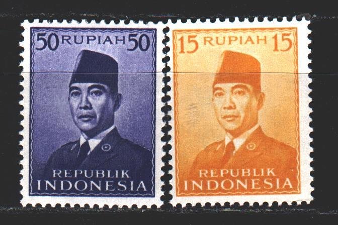 Indonesia. 1953. 114-17 from the series. Soekarno, President. MNH.