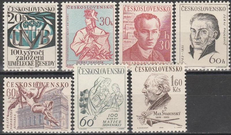 Czechoslovakia #1159-65  MNH F-VF (V2555)