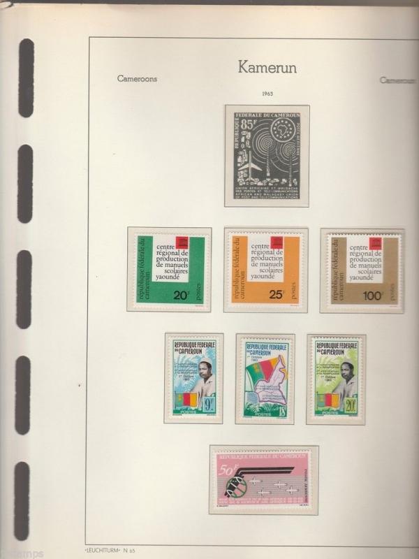 Ivory Coast  Collection 1959-1965 VF MNH $ 180.00 value on Album Pages