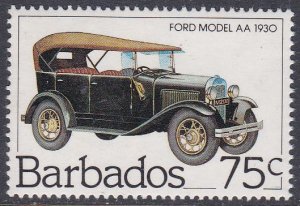 Barbados #612 single F-VF Mint NH ** Ford Model AA