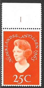 NETHERLANDS ANTILLES 1965 Princess Beatrix Visit Sc 290 MNH