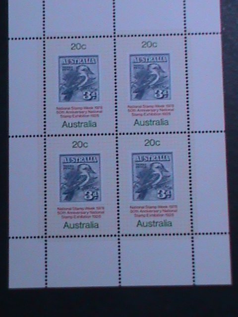AUSTRALIA 1978-SC# 687a 50TH ANNIV: MELBOURNE STAMPS SHOW-1928  -MNH- S/S-VF