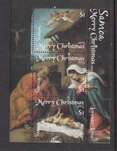 Samoa 1321 Christmas Souvenir Sheet MNH VF