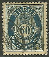 Norway - 58 - Used - SCV-8.00