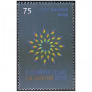 Cuba Sc# 5486  LATIN AMERICAN STATES SUMMIT Havana  2014  MNH mint