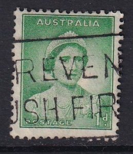Australia   #167  used   1937 Elizabeth 1p