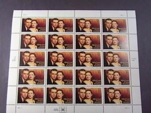 U.S.# 3287-MNH--PANE OF 20---PERFORMANCE ARTS/LUNT & FONTANNE---1999