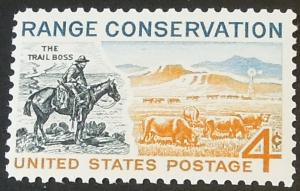 1961 4c Range Conservation Scott 1176 Mint NH