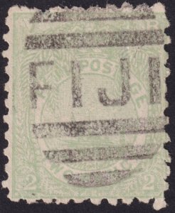 Fiji 1893 #56d f u; 2p Green