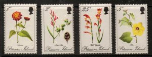 PITCAIRN ISLANDS SG107/10 1970 FLOWERS MNH