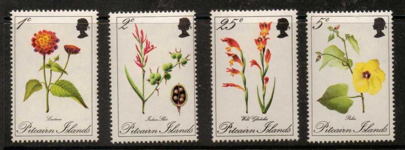 PITCAIRN ISLANDS SG107/10 1970 FLOWERS MNH