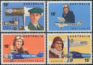 Australia 1978 SG658 Aviators set MLH