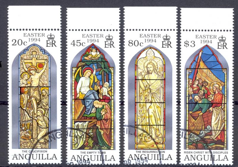 Anguilla Sc# 909-912 SG# 945/948 Used 1994 Easter