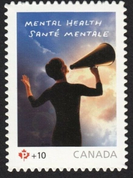 Canada 2008 -MENTAL HEALTH MNH single Die Cut  # B14i