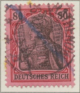 Germany Germania 80pf Deutsches Reich German Empire stamps 1902 SG76