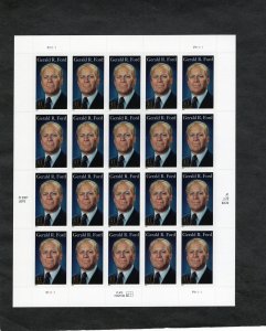 4199 Gerald Ford, MNH sheet/20 (#P11111)